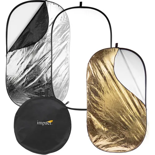 Impact 5x1 Collapsible Oval Reflector 1x1.8m