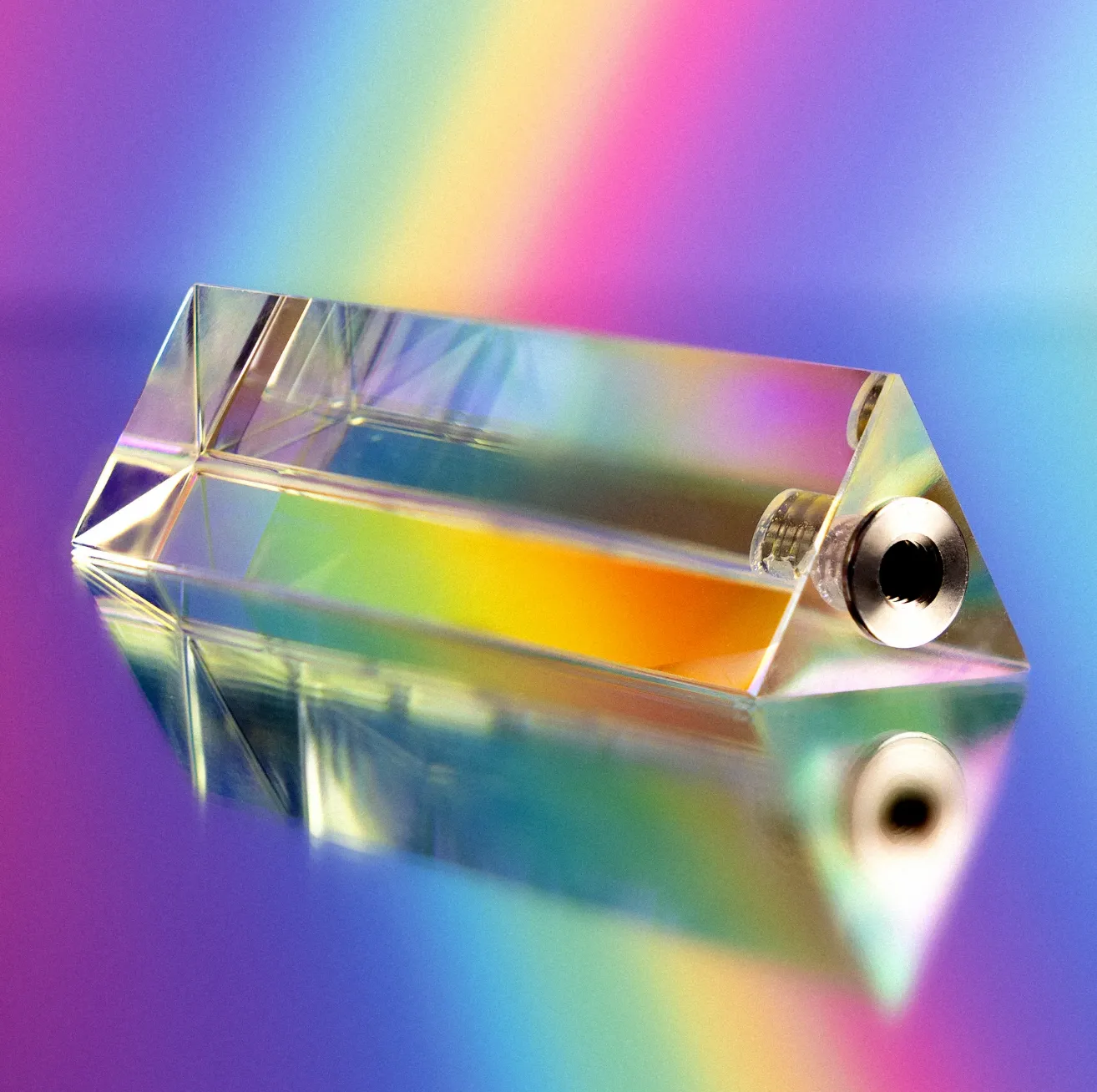 Prism Lens FX Multicolored Triangle Prism