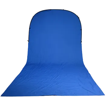 Impact Blue Collapsible Background - 3 x 5m 